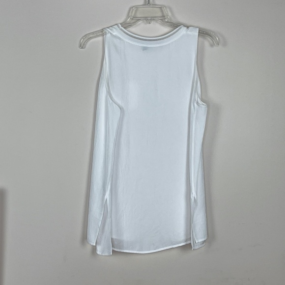 NWT Vince White Sleeveless blouse MSRP $195 - Picture 8 of 8